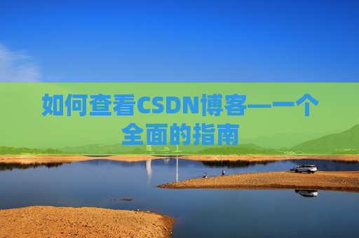 如何查看CSDN博客—一个全面的指南